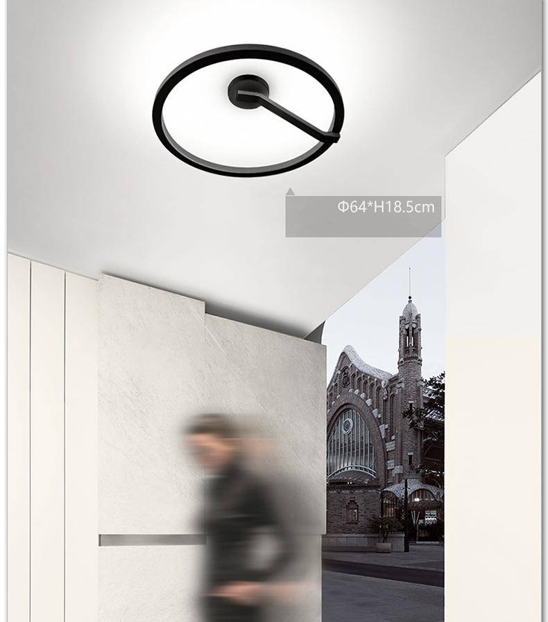 LED ceiling lamp circle Minimalism