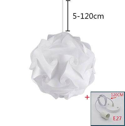 Suspension design LED en boule blanche style Millenium