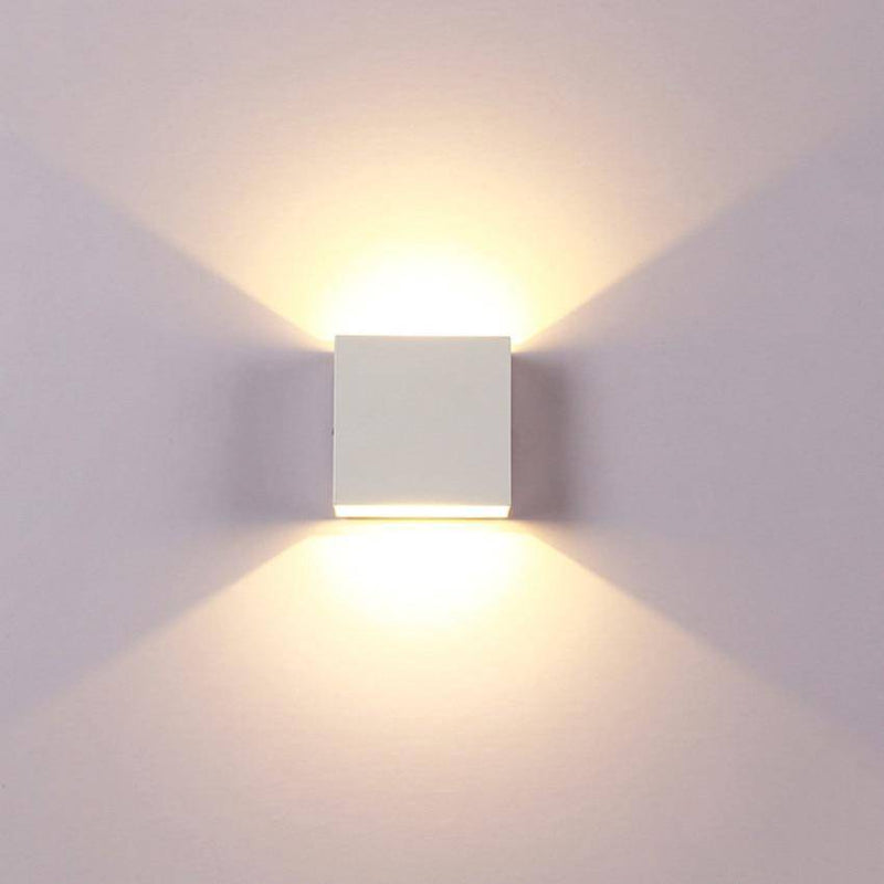 wall lamp Single Reading cubic LED wall light
