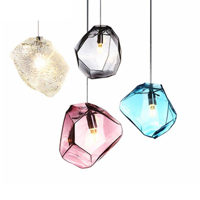 Suspension design en cristal Colorful
