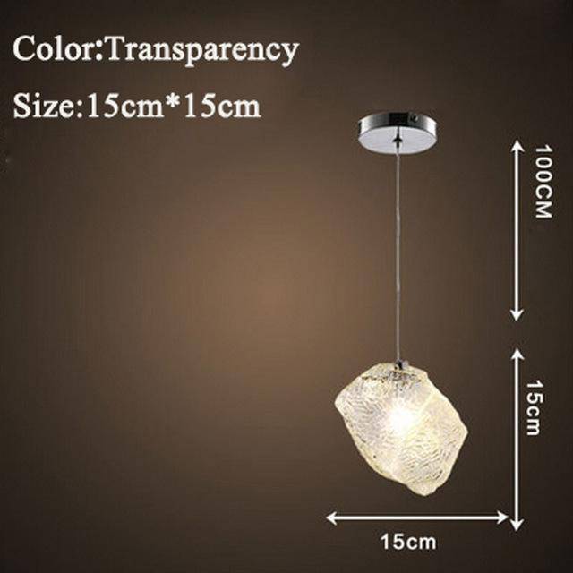 Suspension design en cristal Colorful
