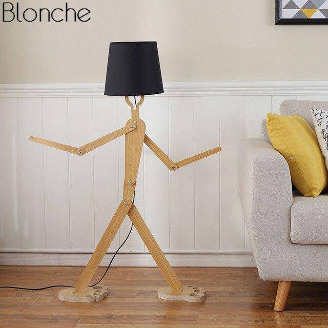 Lampadaire bonhomme moderne à LED