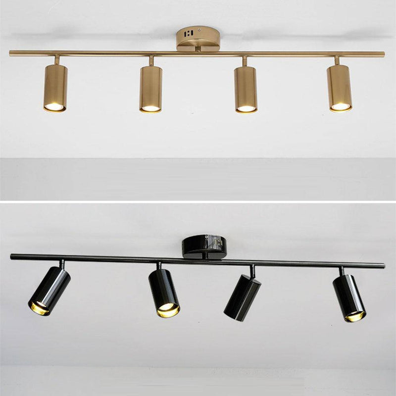 Bar Spotlights LED in black or gold aluminium Mounted