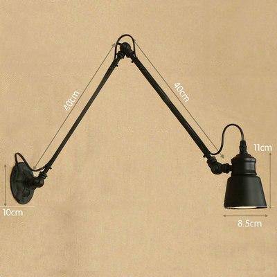 wall lamp Antique wall-mounted with articulated arm Beside