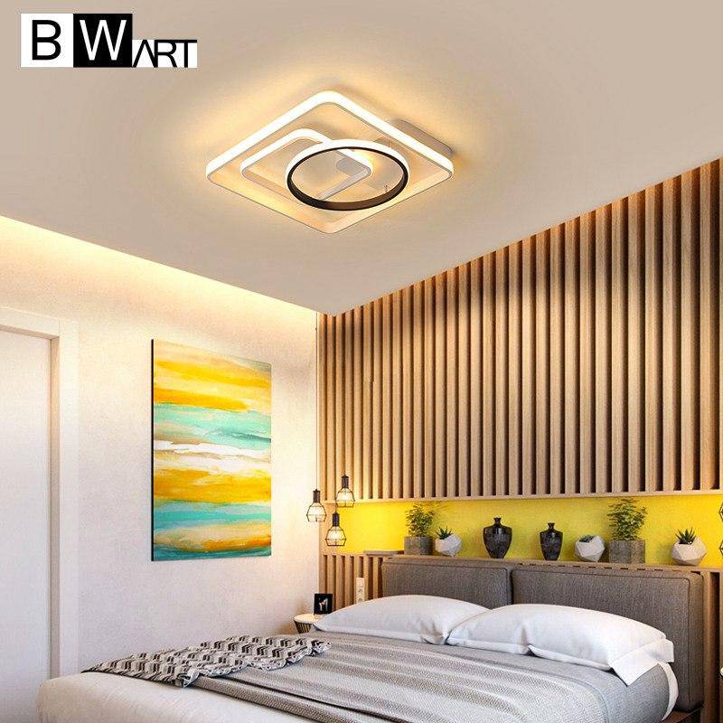 LED ceiling lamp black and white Bwart