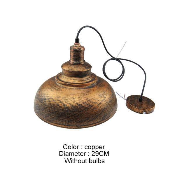 pendant light retro vintage bronze style