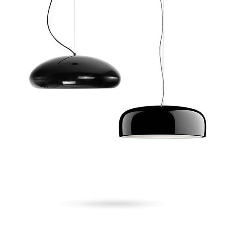 Lámpara de suspensión design con formas redondeadas Brillante