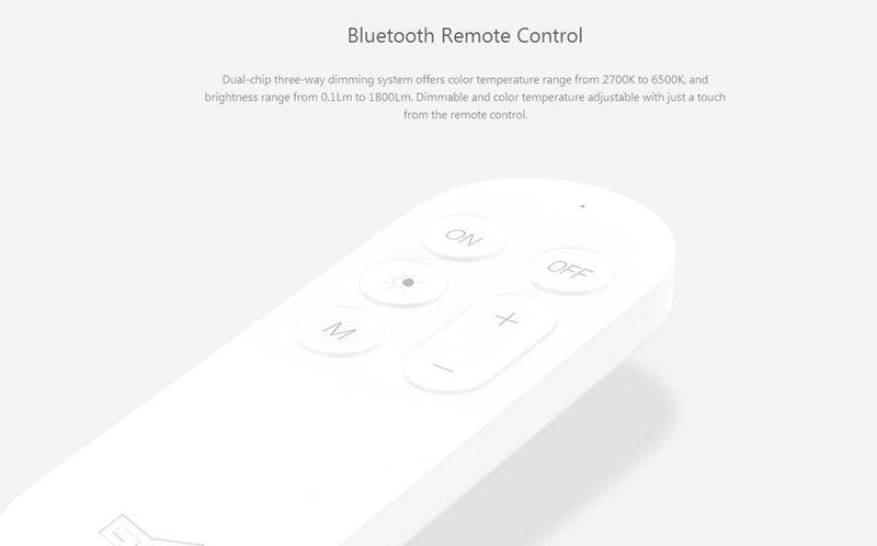 Round LED ceiling light with bluetooth remote control