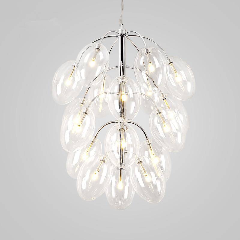 pendant light design with glass balls Cafe