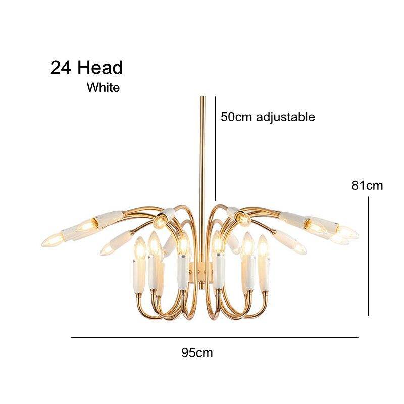 Lustre design bras arrondi doré Head