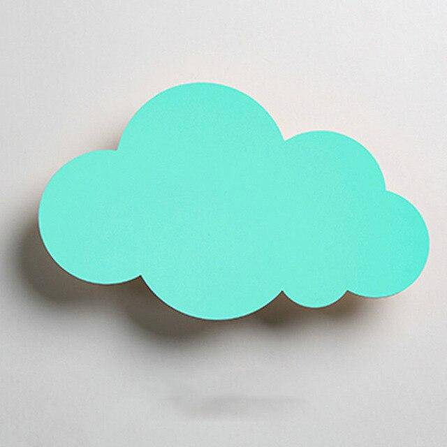 wall lamp Children's LED wall lamp with coloured cloud