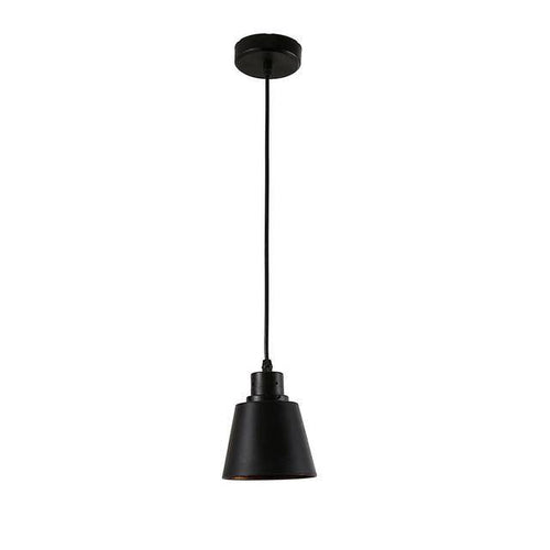 pendant light rustic with round metal base