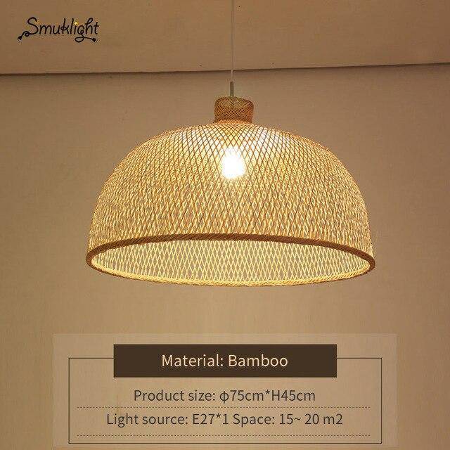 pendant light modern bamboo form Work