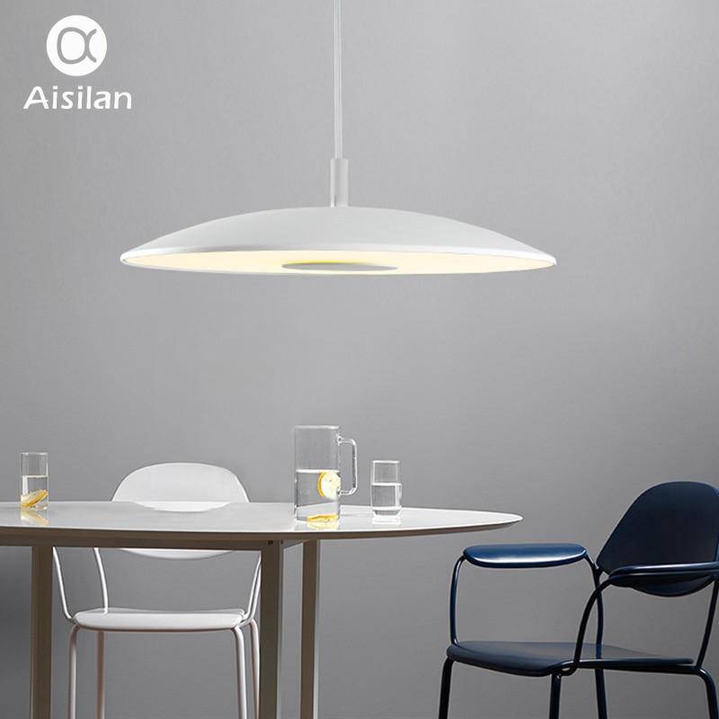 Lámpara de suspensión redonda design en aluminio Estudio