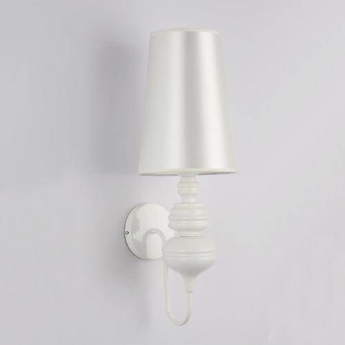 wall lamp rustic wall with lampshade (black, white, gold or chrome)