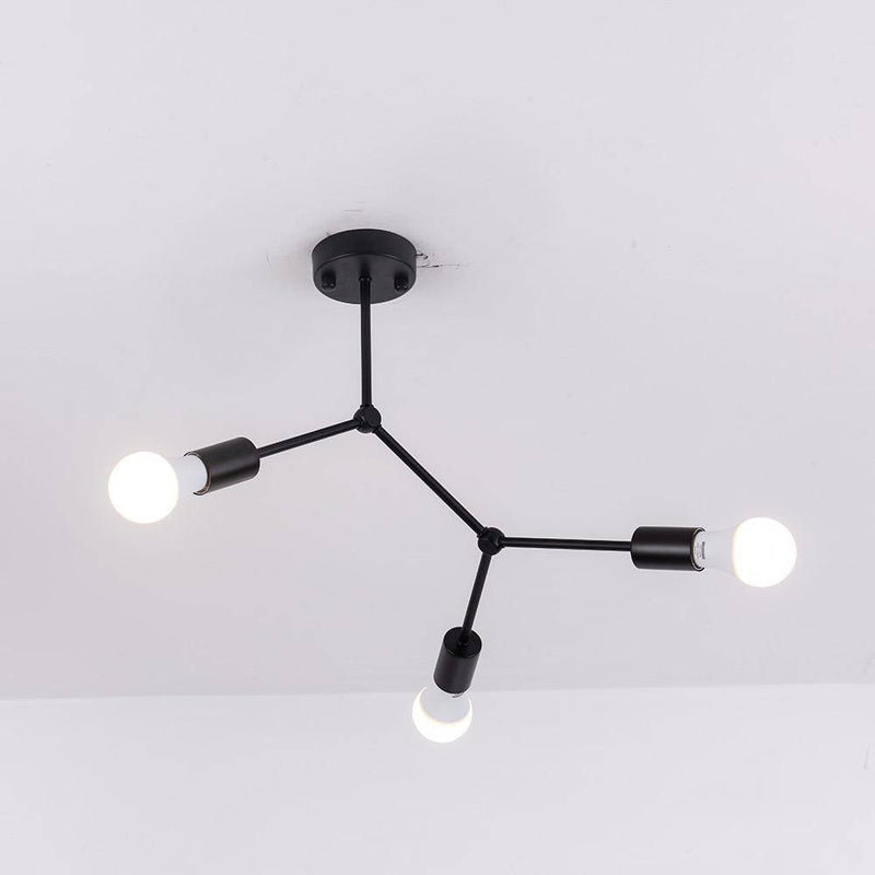 Ceiling lamp branch of Spotlights retro style Personality