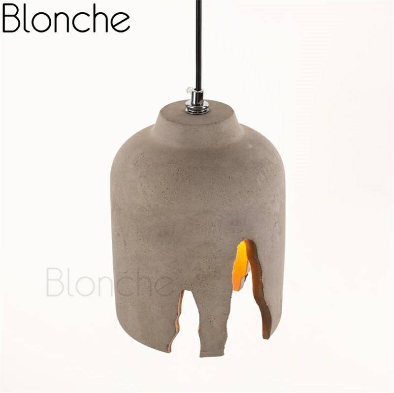 pendant light broken cement Retro