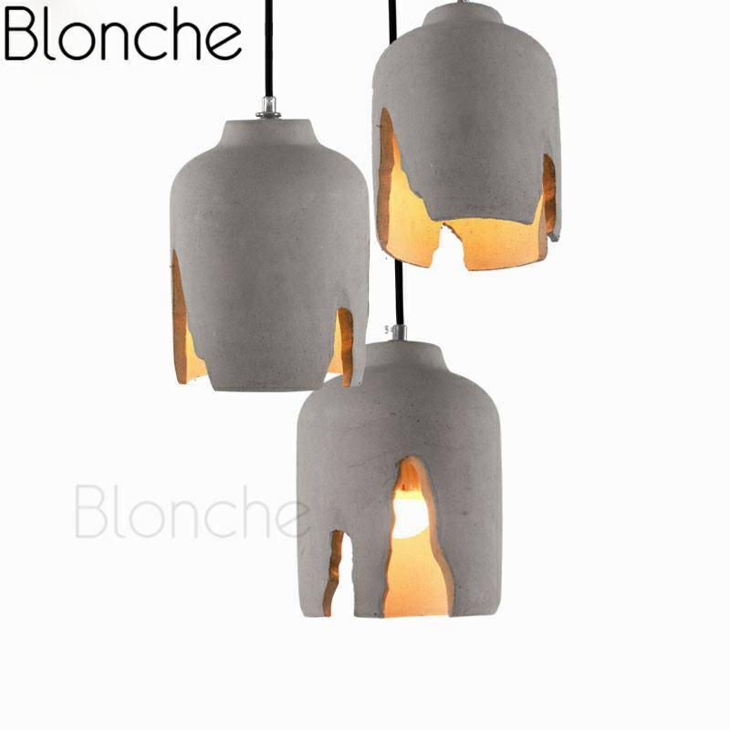 pendant light broken cement Retro