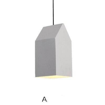 pendant light LED design with lampshade colored aluminum Home