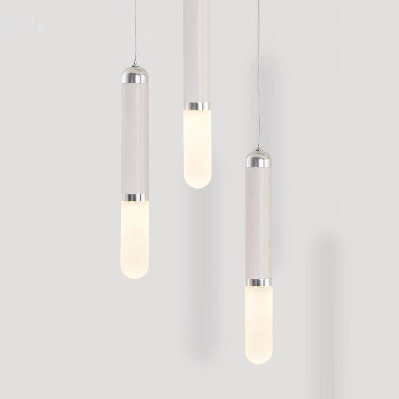 pendant light LED design cylinder white Vintage