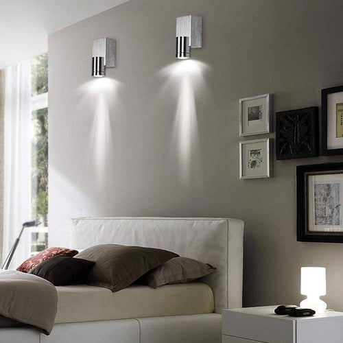 wall lamp LED wall with Spotlight in aluminium