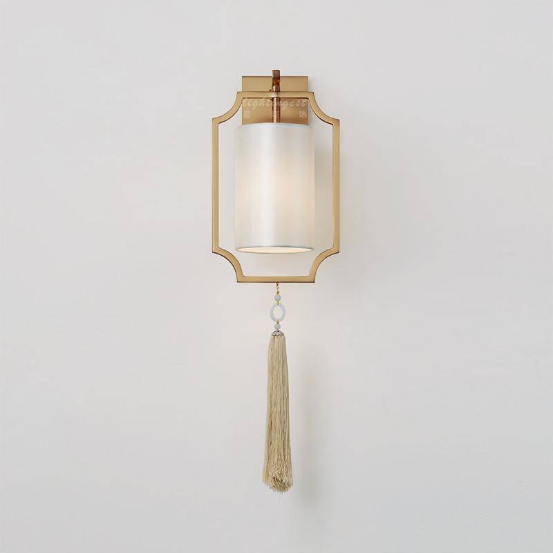 wall lamp Chinese style LED gold wall design