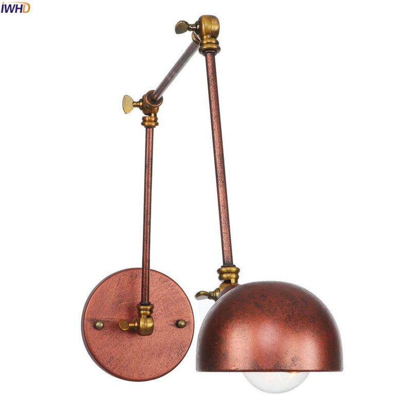 wall lamp Antique wall-mounted with articulated arm Rustic