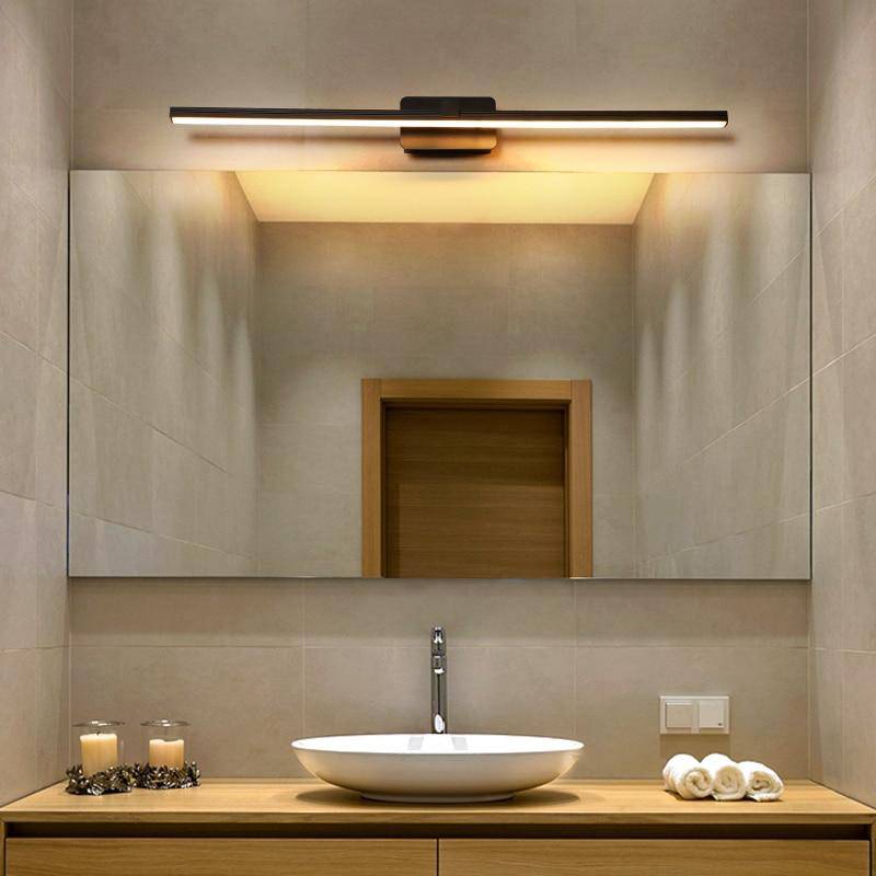 wall lamp LED bathroom mirror rectangular Cabinet