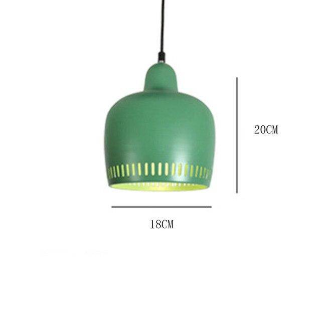 pendant light Metal LED design colored Decor
