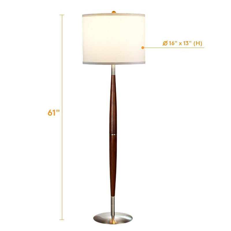 Floor lamp LED lampshade in Standing fabric