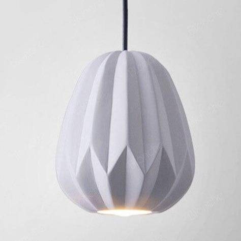 Lámpara de suspensión design LED de resina de color estilo colgante