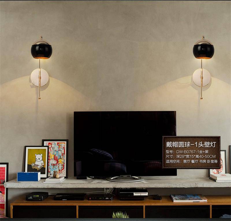 wall lamp adjustable gold LED wall design