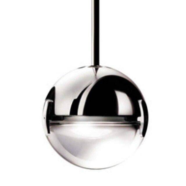 pendant light Globe glass and metal ball design