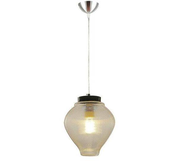 Lámpara de suspensión design formas modernas de vidrio LED