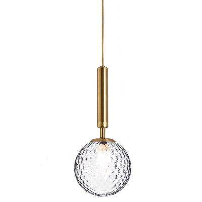 pendant light LED glass ball design and cylindrical holder