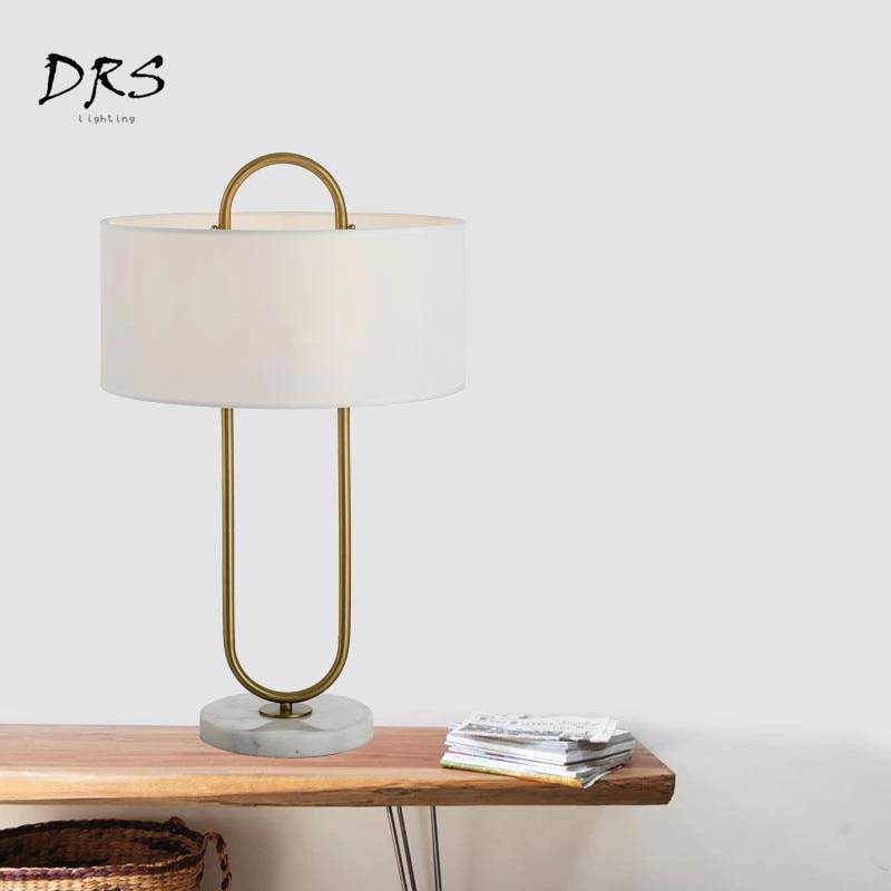 Designer bedside lamp with lampshade Creative