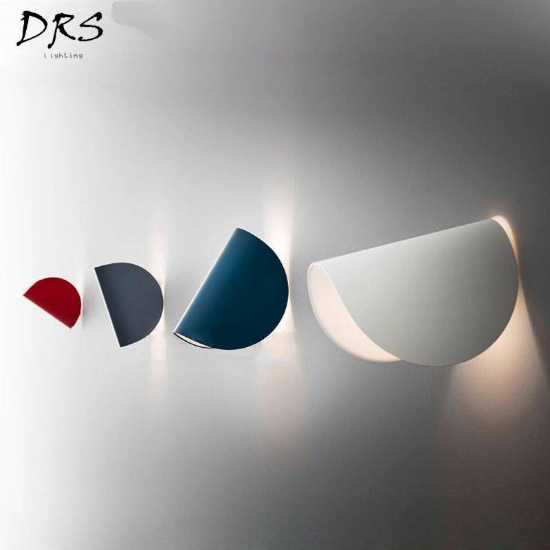 wall lamp Rounded wall design in Vanity colour