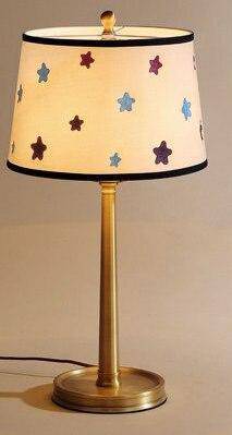 Bedside lamp with lampshade in modern Night fabric
