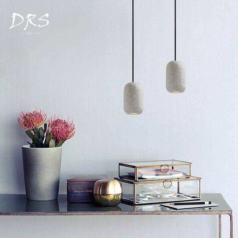 pendant light Loft natural stone LED design