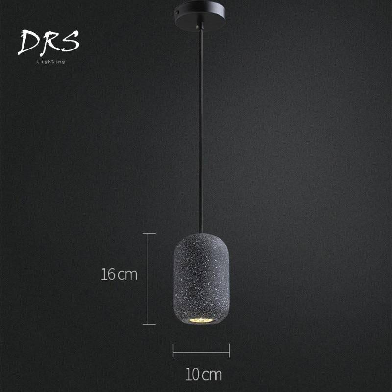 Lámpara de suspensión design LED en piedra natural Loft