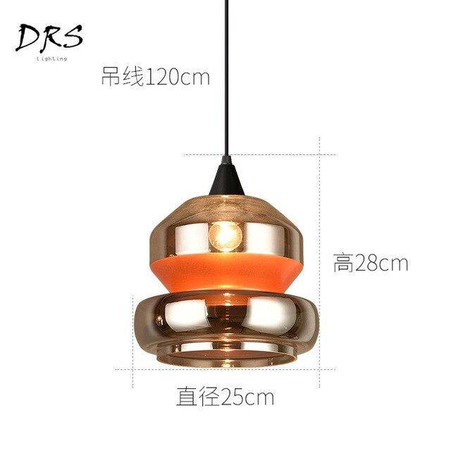 pendant light brown smoked glass design in several shapes
