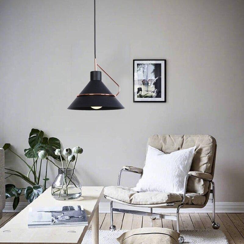 pendant light Pastoral conical LED design