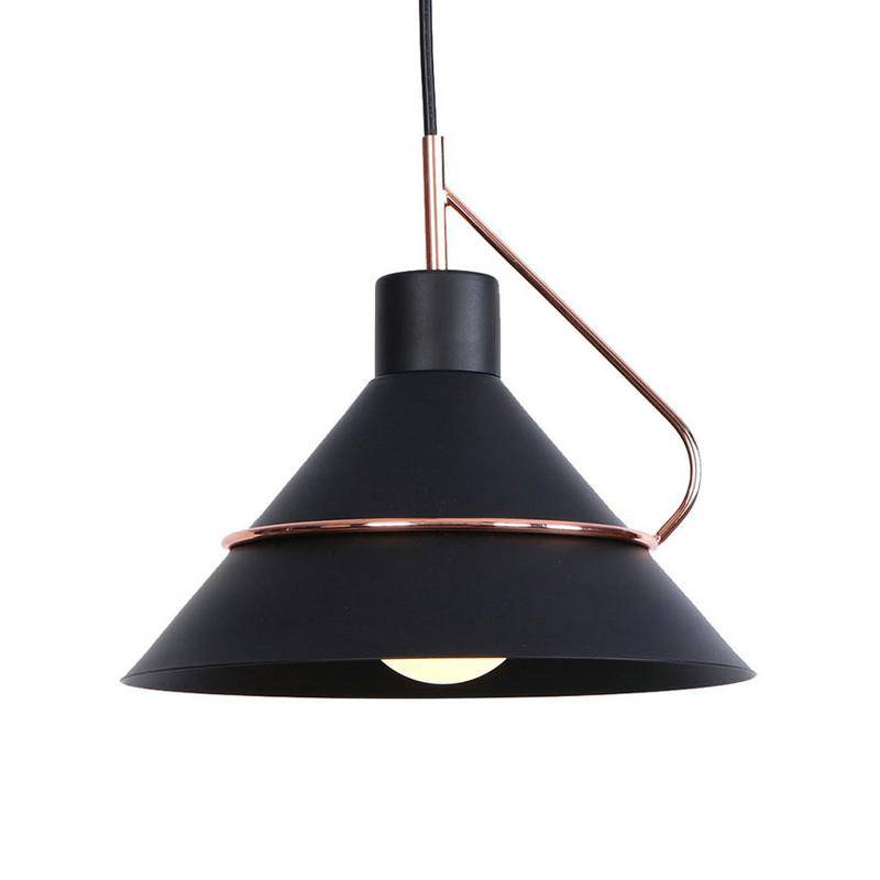 pendant light Pastoral conical LED design