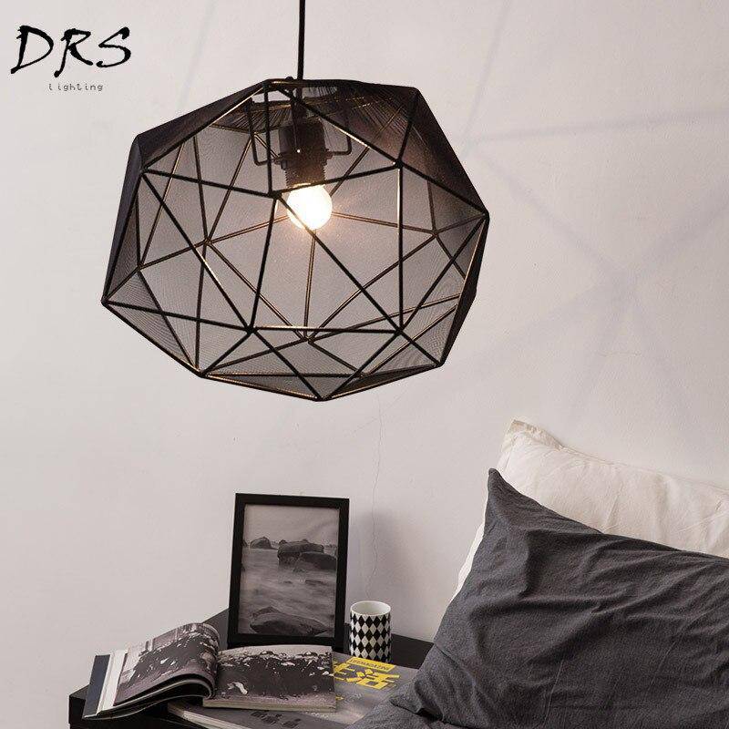 pendant light Geometric LED design in Diamond glass