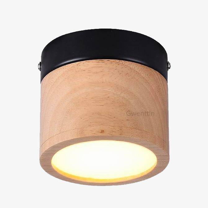 Spotlight Wooden LED cylinder