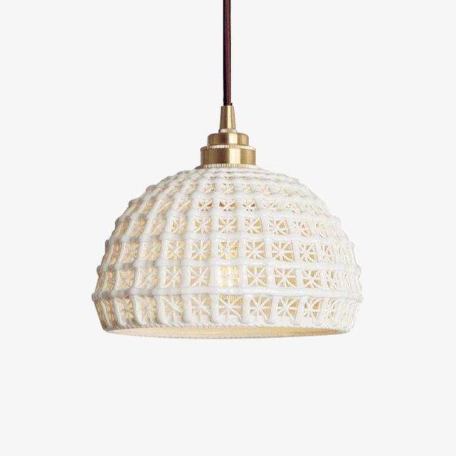 pendant light with lampshade modern Japanese style