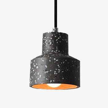 pendant light Vintage terrazzo style cement