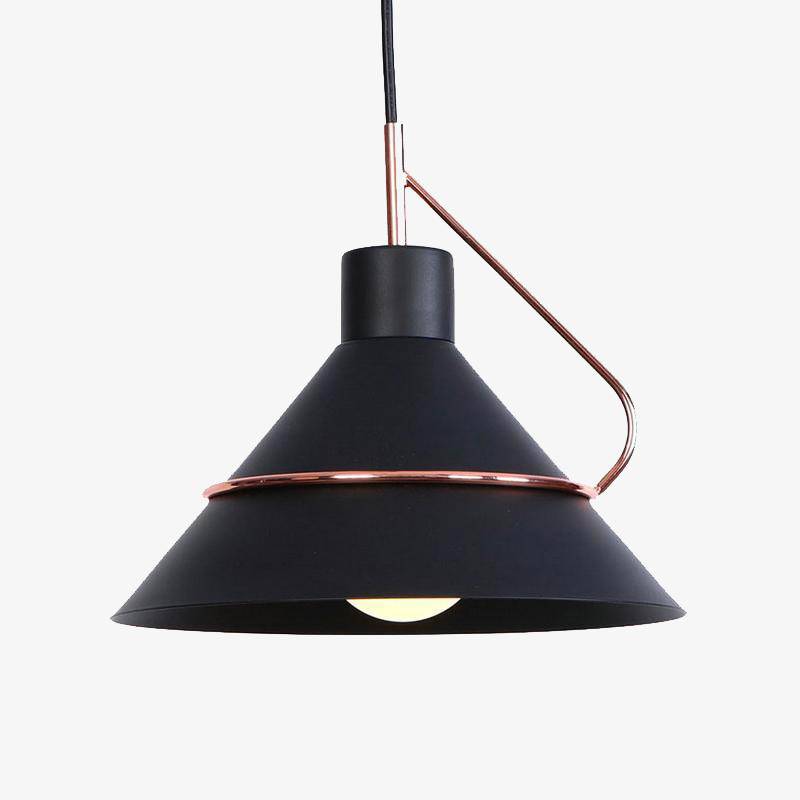 pendant light Pastoral conical LED design