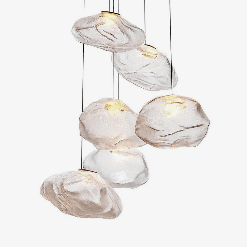 pendant light hang style blown glass LED design