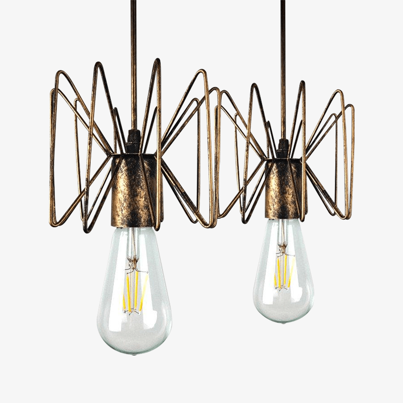 Classic Adjustable LED gilded design pendant light Retro